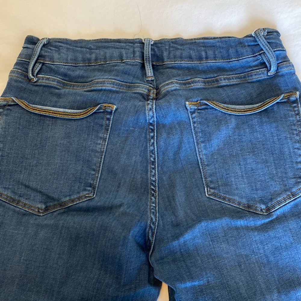 Frame Le High Crop Skinny medium denim wash size 26 - Picture 7 of 7
